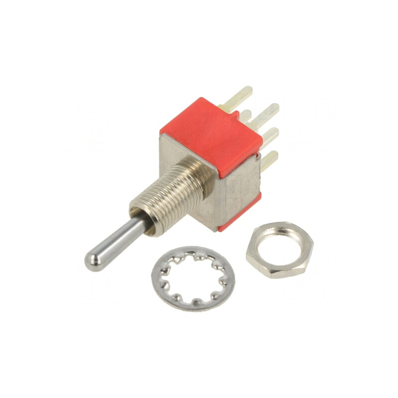 Comutator basculant DP3T ON-OFF-ON 2A 250VAC 5A 28VDC | Electronic-mag.ro | Componente Electronice