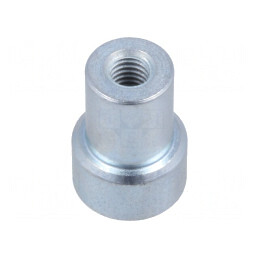 Magnet Neodim Ø8mm 13N Carcasă Oțel | Electronic-mag.ro | Componente Electronice