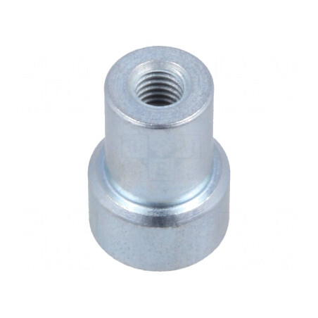 Magnet Neodim Ø8mm 13N Carcasă Oțel | Electronic-mag.ro | Componente Electronice