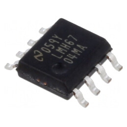 Amplificator Operațional 650MHz 1 Canal SO8 ±4÷6VDC | Electronic-mag.ro | Componente Electronice