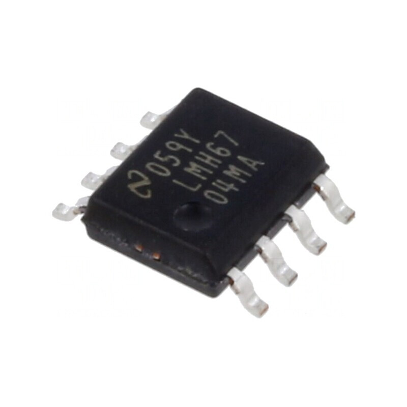 Amplificator Operațional 650MHz 1 Canal SO8 ±4÷6VDC | Electronic-mag.ro | Componente Electronice