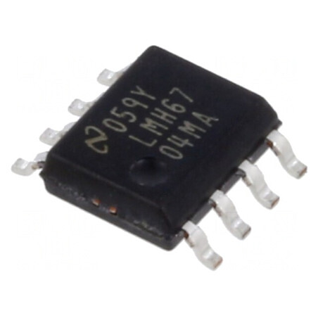 Amplificator Operațional 650MHz 1 Canal SO8 ±4÷6VDC | Electronic-mag.ro | Componente Electronice