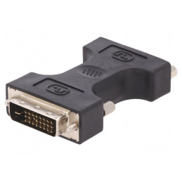 Adaptor DVI-D la DVI-I Negru | Electronic-mag.ro | Componente Electronice