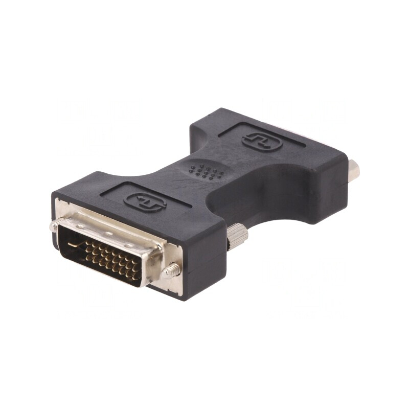 Adaptor DVI-D la DVI-I Negru | Electronic-mag.ro | Componente Electronice