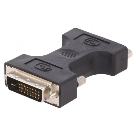 Adaptor DVI-D la DVI-I Negru | Electronic-mag.ro | Componente Electronice