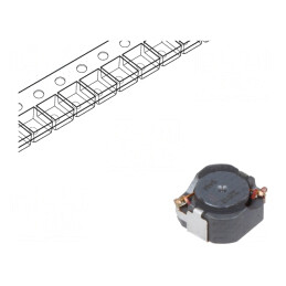 Inductor SMD 22uH 1.1A 5.3x5x2.7mm | Electronic-mag.ro | Componente Electronice