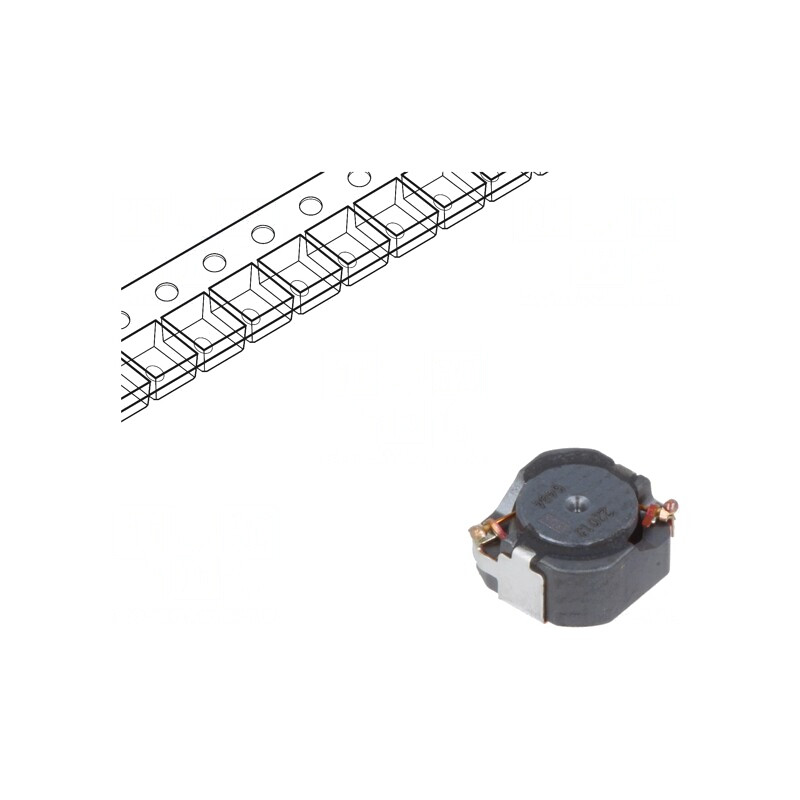 Inductor SMD 22uH 1.1A 5.3x5x2.7mm | Electronic-mag.ro | Componente Electronice