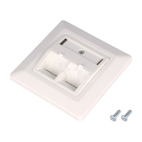 Soclu Keystone Carcasă Albă în Perete | Electronic-mag.ro | Componente Electronice