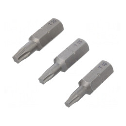 Capete Șurubelniță Torx 25mm 3buc | Electronic-mag.ro | Componente Electronice