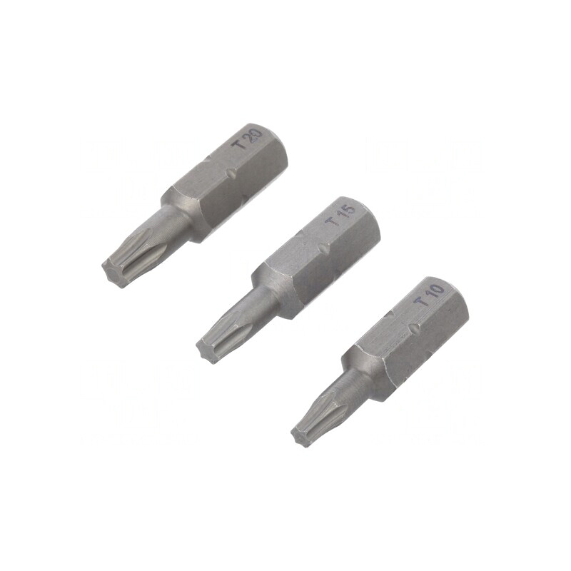 Capete Șurubelniță Torx 25mm 3buc | Electronic-mag.ro | Componente Electronice