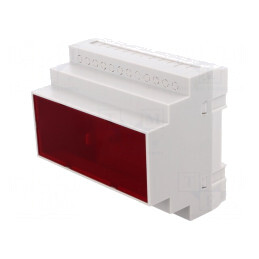 Carcasă pentru șină DIN 90x104x65mm polistiren gri | Electronic-mag.ro | Componente Electronice