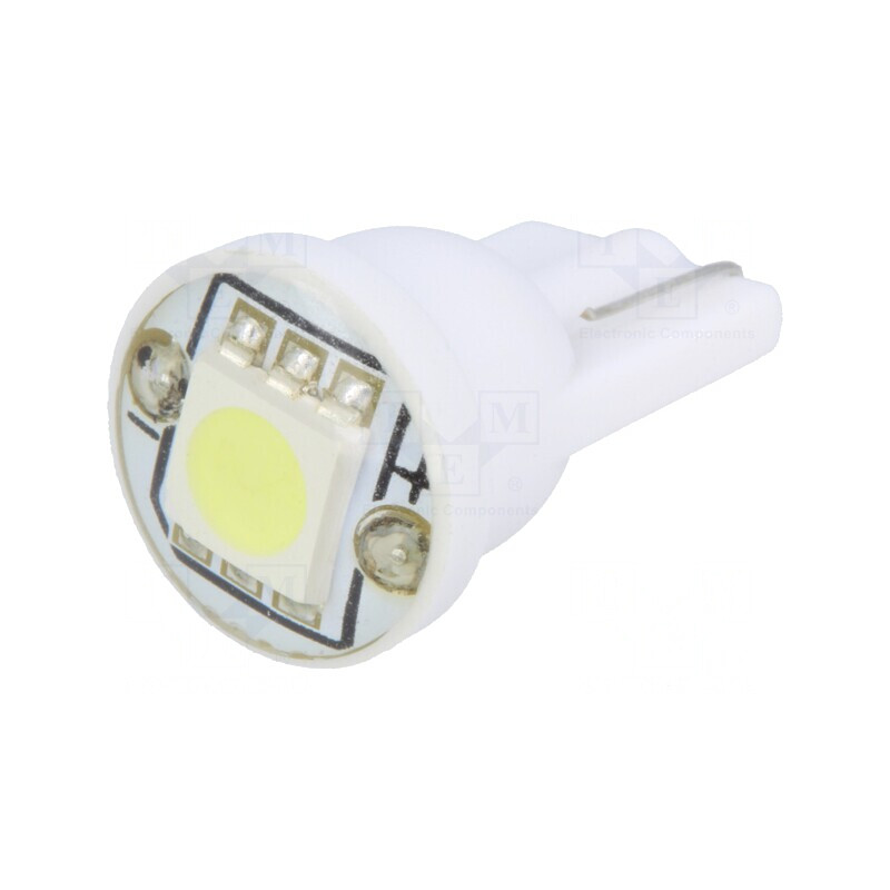 Lampă LED T10 W5W Alb Rece 12V 18lm | Electronic-mag.ro | Componente Electronice