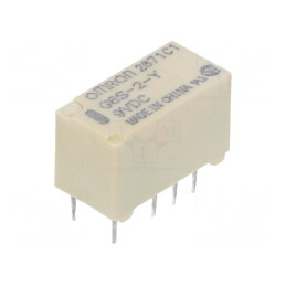 Releu Electromagnetic DPDT 9VDC 2A PCB | Electronic-mag.ro | Componente Electronice