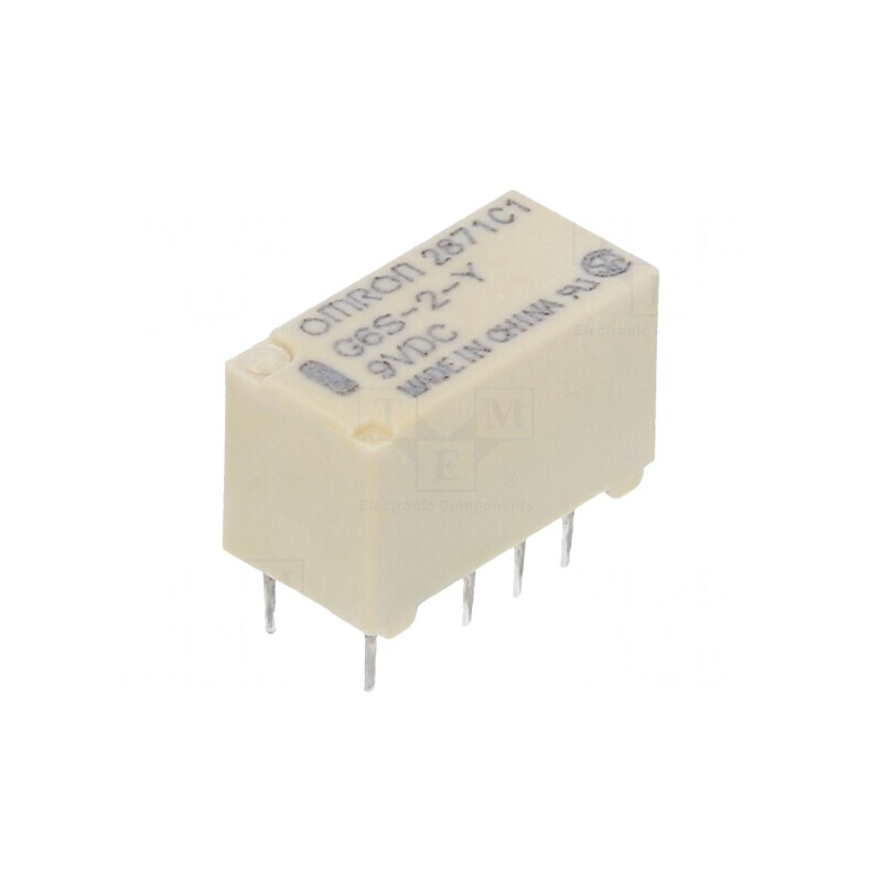 Releu Electromagnetic DPDT 9VDC 2A PCB | Electronic-mag.ro | Componente Electronice