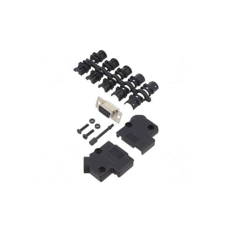 D-Sub 9-Pin Mamă Lipire Cablaj Negru Set Complet | Electronic-mag.ro | Componente Electronice D-Sub 9-Pin Mamă Lipire Cablaj Negru Set Complet | Electronic-mag.ro | Componente Electronice