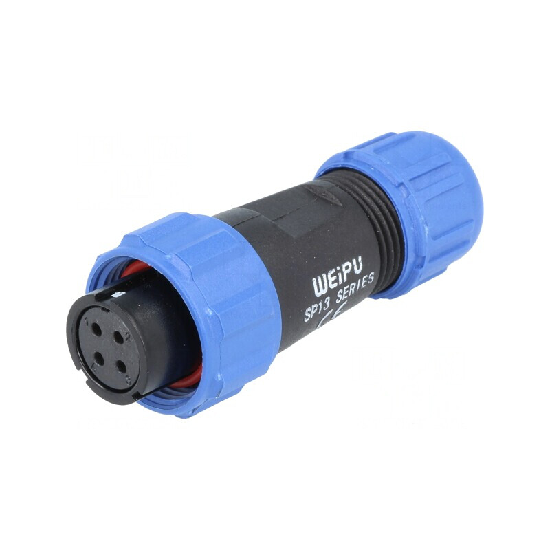 Mufă SP13 Mamă 4 PIN IP68 Lipire pe Cablu 200V 5A | Electronic-mag.ro | Componente Electronice Mufă SP13 Mamă 4 PIN IP68 Lipire pe Cablu 200V 5A | Electronic-mag.ro | Componente Electronice