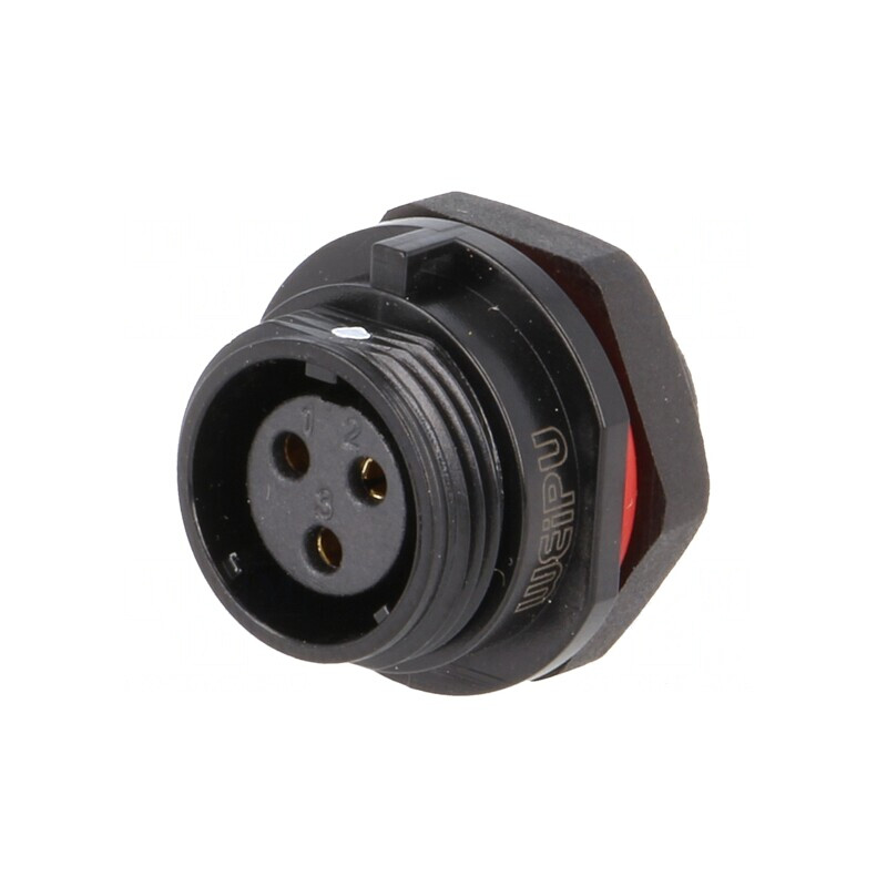 Soclu SP13 Mamă 3 Pin IP68 pentru Panou | Electronic-mag.ro | Componente Electronice Soclu SP13 Mamă 3 Pin IP68 pentru Panou | Electronic-mag.ro | Componente Electronice