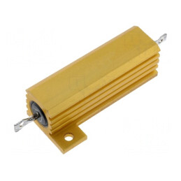 Rezistor Bobinat 12Ω 50W cu Radiator | Electronic-mag.ro | Componente Electronice
