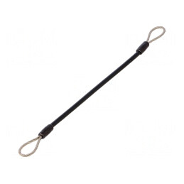 Cablu de asigurare PVC oțel inoxidabil 150mm | Electronic-mag.ro | Componente Electronice