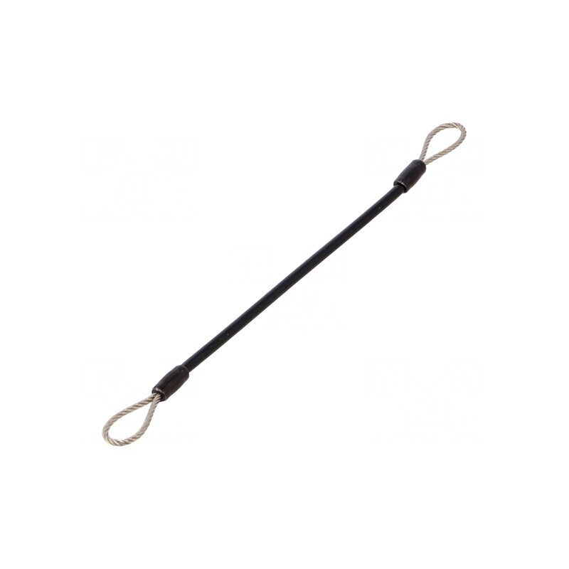 Cablu de asigurare PVC oțel inoxidabil 150mm | Electronic-mag.ro | Componente Electronice