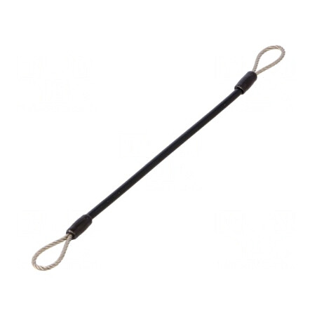 Cablu de asigurare PVC oțel inoxidabil 150mm | Electronic-mag.ro | Componente Electronice