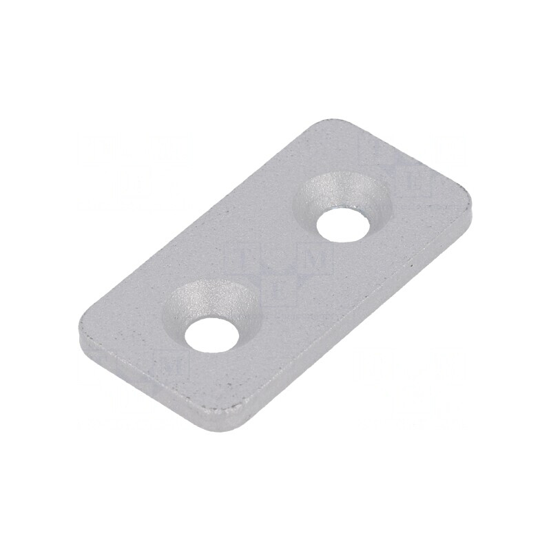 Bară Dreaptă din Oțel 20mm x 40mm pentru Profile | Electronic-mag.ro | Componente Electronice