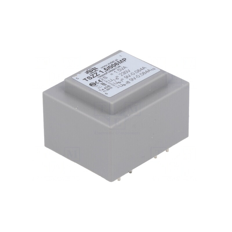Transformator Încapsulat 1,5VA 230V 9V PCB | Electronic-mag.ro | Componente Electronice
