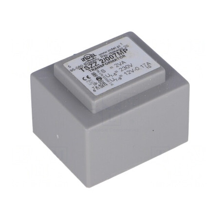 Transformator încapsulat 2VA 230V 12V PCB | Electronic-mag.ro | Componente Electronice