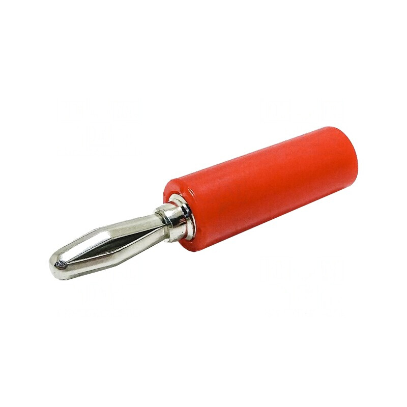 Mufă Banană 4mm 15A Roșie Neizolată | Electronic-mag.ro | Componente Electronice