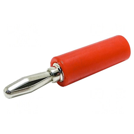 Mufă Banană 4mm 15A Roșie Neizolată | Electronic-mag.ro | Componente Electronice