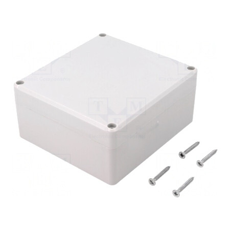 Carcasă universală polistiren gri 115x125x58 mm | Electronic-mag.ro | Componente Electronice
