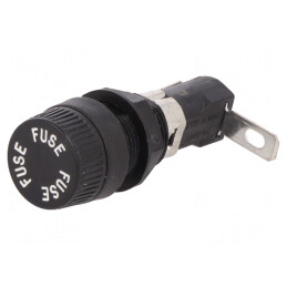 Clemă siguranțe cilindrice 16A 250V pe panou | Electronic-mag.ro | Componente Electronice