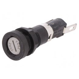 Clema Siguranțe Cilindrice 16A 250V 6.3x32mm Panou | Electronic-mag.ro | Componente Electronice