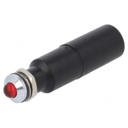 Lampă LED roșie 230V Ø8mm IP67 | Electronic-mag.ro | Componente Electronice