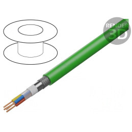 Cablu Ethernet Industrial SF/UTP PROFINET 5e 2x2x22AWG | Electronic-mag.ro | Componente Electronice