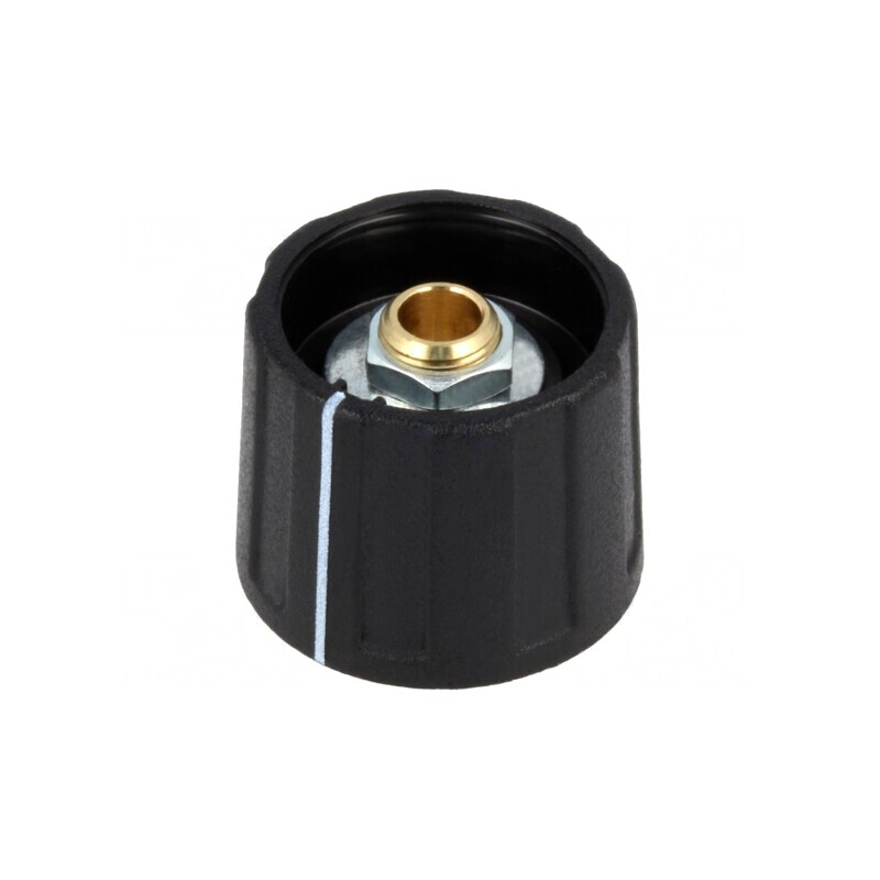 Buton Rotativ Indicator Negru ABS 4mm 20x15.5mm | Electronic-mag.ro | Componente Electronice