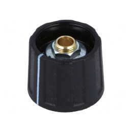 Buton Rotativ Indicator ABS Negru 6mm | Electronic-mag.ro | Componente Electronice
