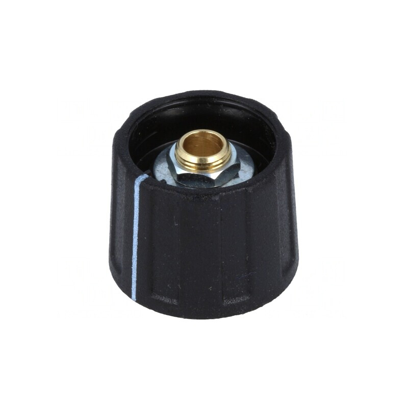Buton Rotativ Indicator ABS Negru 6mm | Electronic-mag.ro | Componente Electronice