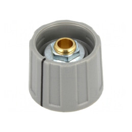 Buton rotativ gri cu indicator 6mm 20x15.5mm ABS A2620 | Electronic-mag.ro | Componente Electronice