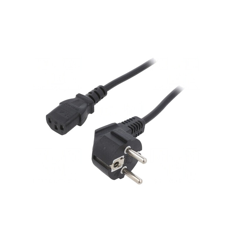 Cablu Alimentare 3x0.75mm2 cu Ștecăr Unghiular și Conector IEC C13 | Electronic-mag.ro | Componente Electronice Cablu Alimentare 3x0.75mm2 cu Ștecăr Unghiular și Conector IEC C13 | Electronic-mag.ro | Componente Electronice