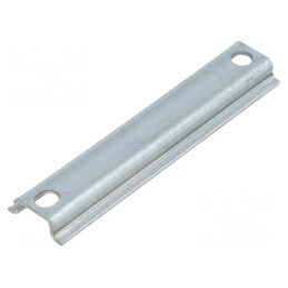 Şină DIN oţel 15x5x66mm pentru carcase | Electronic-mag.ro | Componente Electronice