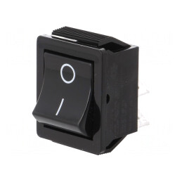 Comutator Basculant ON-OFF 16A 250V Negru | Electronic-mag.ro | Componente Electronice