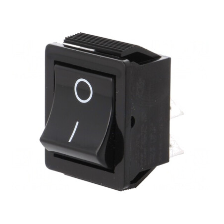 Comutator Basculant ON-OFF 16A 250V Negru | Electronic-mag.ro | Componente Electronice