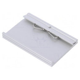 Mâner Aluminiu 75mm pentru Șină DIN TS35 | Electronic-mag.ro | Componente Electronice