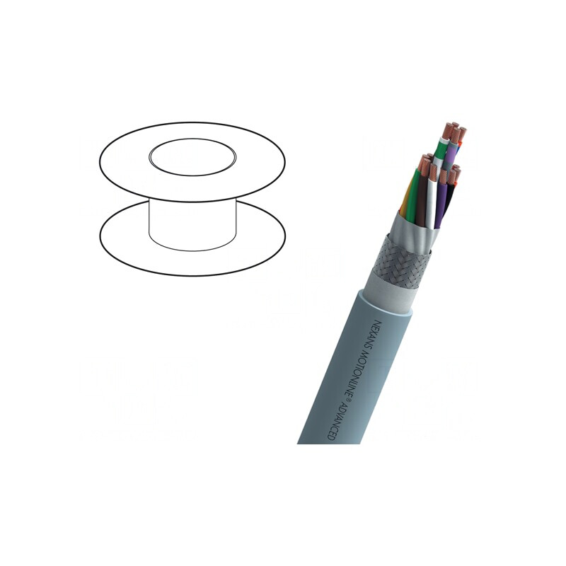 Cablu MOTIONLINE® ADVANCED 12x0,34mm2 PVC Gri 300V | Electronic-mag.ro | Componente Electronice