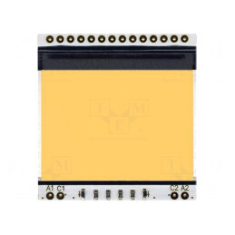 Iluminare LED ambră 39x41x2,7mm | Electronic-mag.ro | Componente Electronice