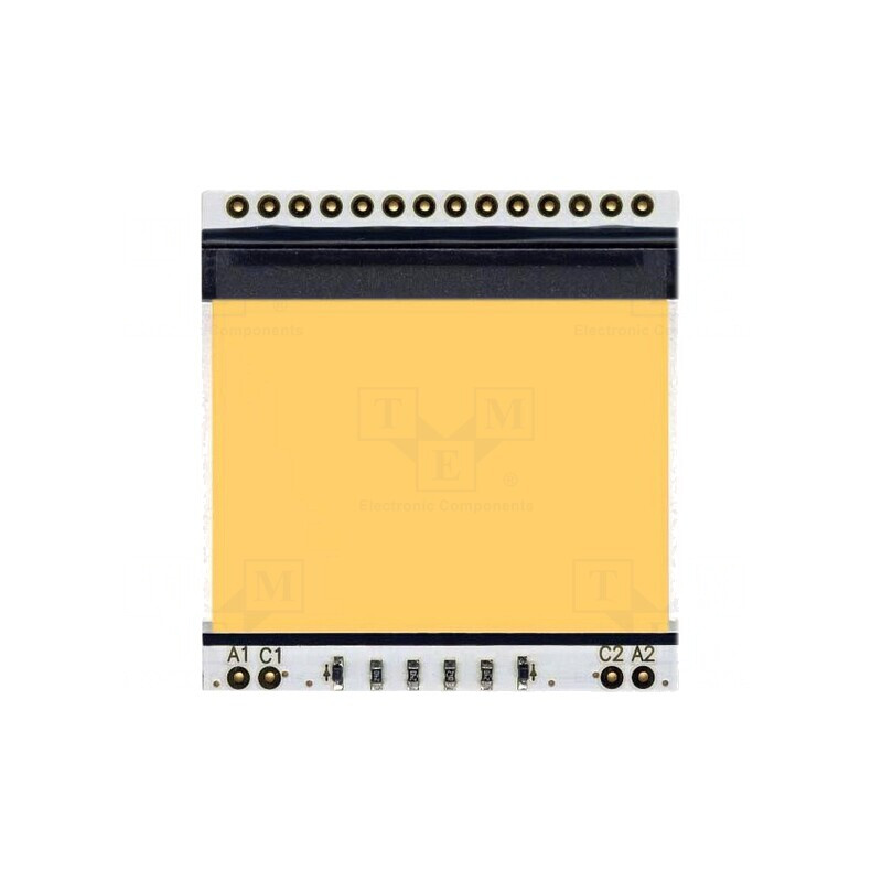 Iluminare LED ambră 39x41x2,7mm | Electronic-mag.ro | Componente Electronice
