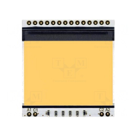 Iluminare LED ambră 39x41x2,7mm | Electronic-mag.ro | Componente Electronice