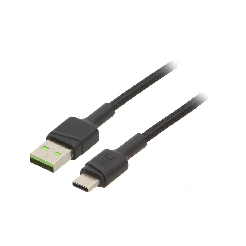 Cablu USB 2.0 USB-A la USB-C 0.3m Negru 480Mbps 18W | Electronic-mag.ro | Componente Electronice Cablu USB 2.0 USB-A la USB-C 0.3m Negru 480Mbps 18W | Electronic-mag.ro | Componente Electronice