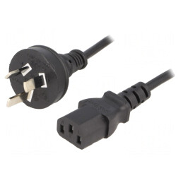 Cablu Alimentare 1.8m IEC C13 PVC | Electronic-mag.ro | Componente Electronice